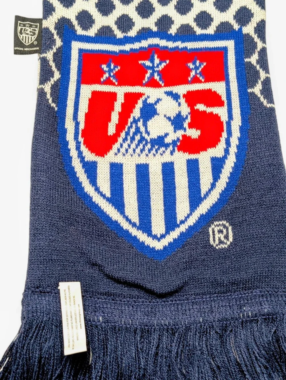 US Soccer Team USA 2014 World Cup Supporter Scarf Red White Blue Official Fan